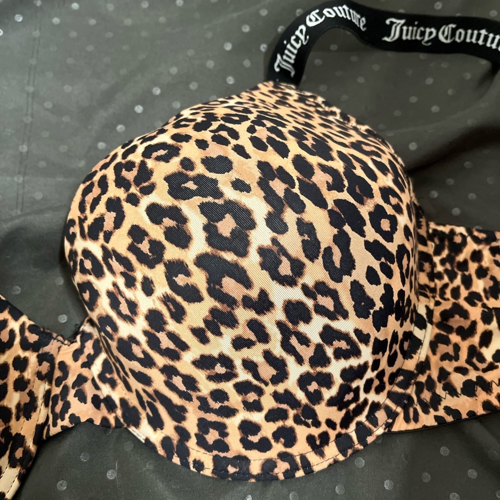 Juicy Couture Animal Print Bra NWOT SZ 38D